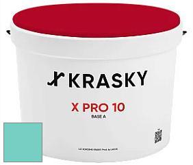 Краска X Pro 10 X Krasky матовая краска для стен и потолков цвет NCS S 1040-B60G 