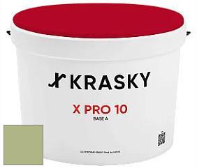 Краска X Pro 10 X Krasky матовая краска для стен и потолков цвет NCS S 2030-G40Y 