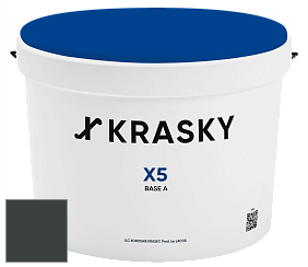 Краска X5 X Krasky матовая краска для стен и потолков цвет NCS S 8505-G 