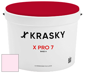 Краска X Pro 7 X Krasky матовая краска для стен и потолков цвет 1422 