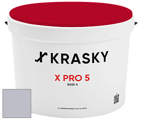 Краска X PRO 5 X Krasky матовая краска для стен и потолков цвет NCS S 2010-R60B 