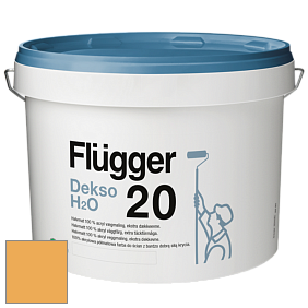 Краска Flugger Dekso H2O 20 полуматовая краска цвет RAL 1034 