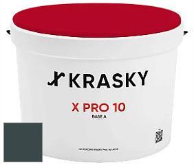 Краска X Pro 10 X Krasky матовая краска для стен и потолков цвет NCS S 8010-B30G 