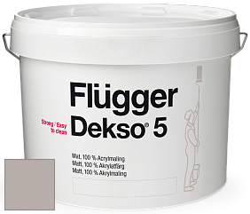 Краска Flugger Dekso 5 матовая краска цвет 5395 