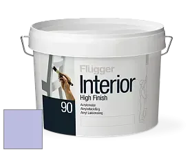 Краска Flugger Interior High Finish 90 акриловая глянцевая эмаль цвет NCS S 1030-R60B 