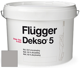 Краска Flugger Dekso 5 матовая краска цвет 5386 