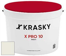 Краска X Pro 10 X Krasky матовая краска для стен и потолков цвет NCS S 0603-G80Y 
