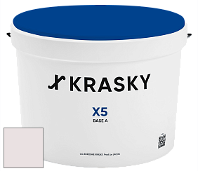 Краска X5 X Krasky матовая краска для стен и потолков цвет NCS S 0804-R10B 