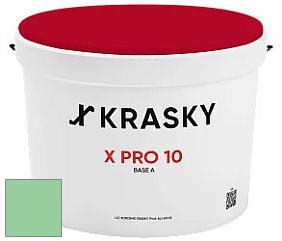 Краска X Pro 10 X Krasky матовая краска для стен и потолков цвет NCS S 1040-G10Y 
