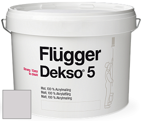 Краска Flugger Dekso 5 матовая краска цвет 5413 