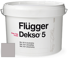 Краска Flugger Dekso 5 матовая краска цвет 5415 