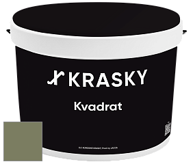 Краска X2B Kvadrat X Krasky матовая краска для потолков глубокого чёрного цвета цвет NCS S 5020-G50Y 