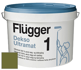 Краска Flugger Dekso 1 ультраматовая краска цвет NCS S 4550-G50Y 