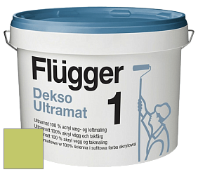 Краска Flugger Dekso 1 ультраматовая краска цвет NCS S 1050-G50Y 