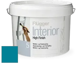 Краска Flugger Interior High Finish 5 матовая акриловая краска-грунт цвет NCS S 3060-B10G 