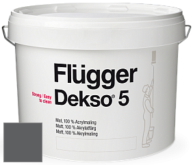 Краска Flugger Dekso 5 матовая краска цвет 5518 