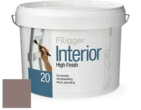 Краска Flugger Interior High Finish 20 акриловая полуматовая эмаль цвет 5407 