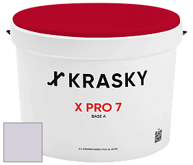 Краска X Pro 7 X Krasky матовая краска для стен и потолков цвет 4432 