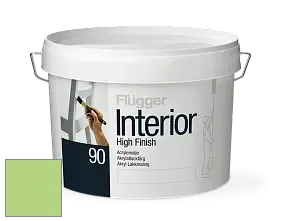 Краска Flugger Interior High Finish 90 акриловая глянцевая эмаль цвет NCS S 0550-G30Y 