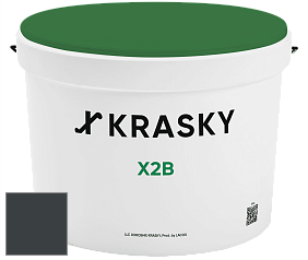 Краска X2B X Krasky глубокоматовая краска для потолков цвет NCS S 8505-B 