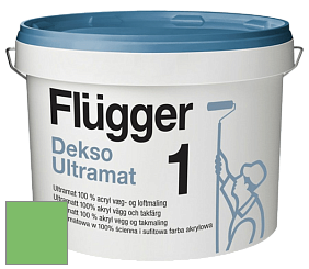 Краска Flugger Dekso 1 ультраматовая краска цвет NCS S 1060-G20Y 