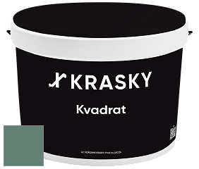 Краска X2B Kvadrat X Krasky матовая краска для потолков глубокого чёрного цвета цвет NCS S 5020-B90G 
