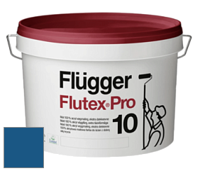 Краска Flugger Flutex Pro 10 матовая моющаяся краска цвет RAL 5019 