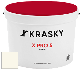 Краска X PRO 5 X Krasky матовая краска для стен и потолков цвет 4321 