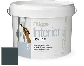 Краска Flugger Interior High Finish 5 матовая акриловая краска-грунт цвет NCS S 8010-B30G 