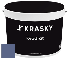 Краска X2B Kvadrat X Krasky матовая краска для потолков глубокого чёрного цвета цвет NCS S 5030-R70B 
