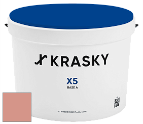 Краска X5 X Krasky матовая краска для стен и потолков цвет NCS S 2030-Y80R 