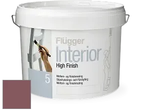 Краска Flugger Interior High Finish 5 матовая акриловая краска-грунт цвет NCS S 5030-R10B 