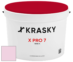 Краска X Pro 7 X Krasky матовая краска для стен и потолков цвет NCS S 0520-R30B 