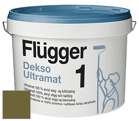 Краска Flugger Dekso 1 ультраматовая краска цвет NCS S 5540-G70Y 