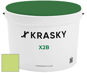 Краска X2B X Krasky глубокоматовая краска для потолков цвет NCS S 0550-G40Y 