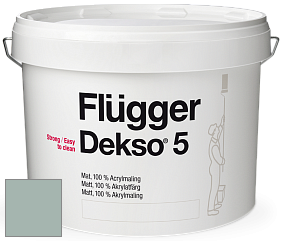 Краска Flugger Dekso 5 матовая краска цвет 4495 