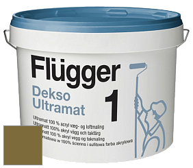 Краска Flugger Dekso 1 ультраматовая краска цвет NCS S 5040-G80Y 