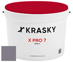 Краска X Pro 7 X Krasky матовая краска для стен и потолков цвет NCS S 5010-R50B 
