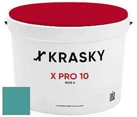 Краска X Pro 10 X Krasky матовая краска для стен и потолков цвет NCS S 3040-B50G 
