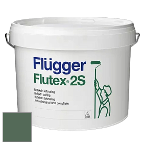 Краска Flugger Flutex 2S глубоко матовая краска цвет NCS S 6020-G10Y 