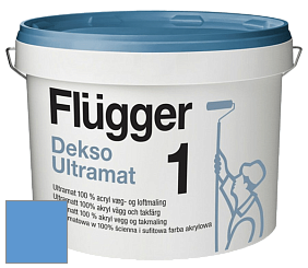 Краска Flugger Dekso 1 ультраматовая краска цвет NCS S 1555-R80B 
