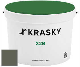 Краска X2B X Krasky глубокоматовая краска для потолков цвет NCS S 7010-G50Y 