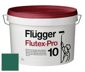 Краска Flugger Flutex Pro 10 матовая моющаяся краска цвет NCS S 5040-B90G 
