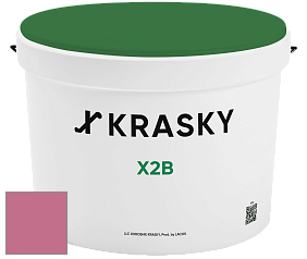 Краска X2B X Krasky глубокоматовая краска для потолков цвет NCS S 2050-R20B 