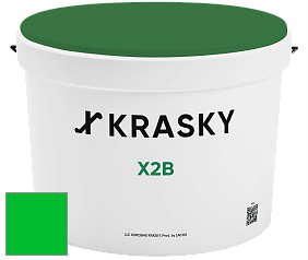Краска X2B X Krasky глубокоматовая краска для потолков цвет RAL 6038 