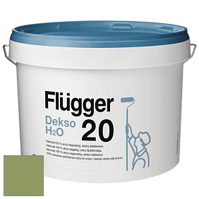 Краска Flugger Dekso H2O 20 полуматовая краска цвет NCS S 3040-G40Y 