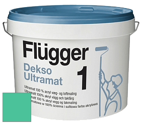 Краска Flugger Dekso 1 ультраматовая краска цвет NCS S 1055-B90G 