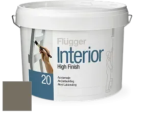 Краска Flugger Interior High Finish 20 акриловая полуматовая эмаль цвет RAL 7006 