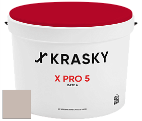 Краска X PRO 5 X Krasky матовая краска для стен и потолков цвет NO.84 