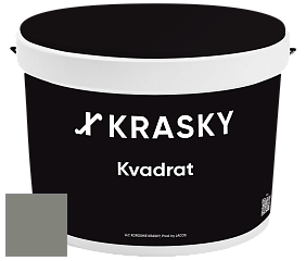 Краска X2B Kvadrat X Krasky матовая краска для потолков глубокого чёрного цвета цвет 5327 